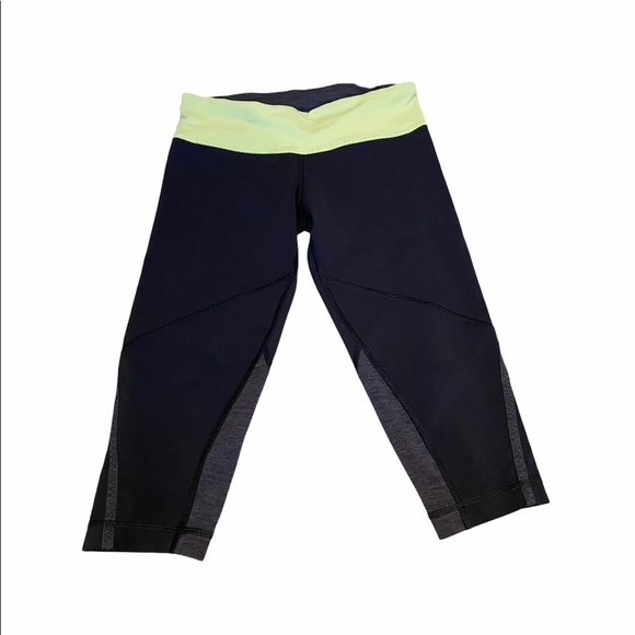 Lululemon Yellow Crop Leggings - Picture 4 of 4